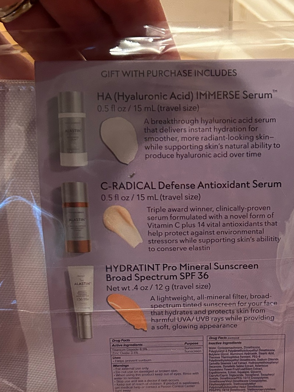 NWT ALASTIN gift set with three best selling skin care travel size products. - Picture 2 of 16